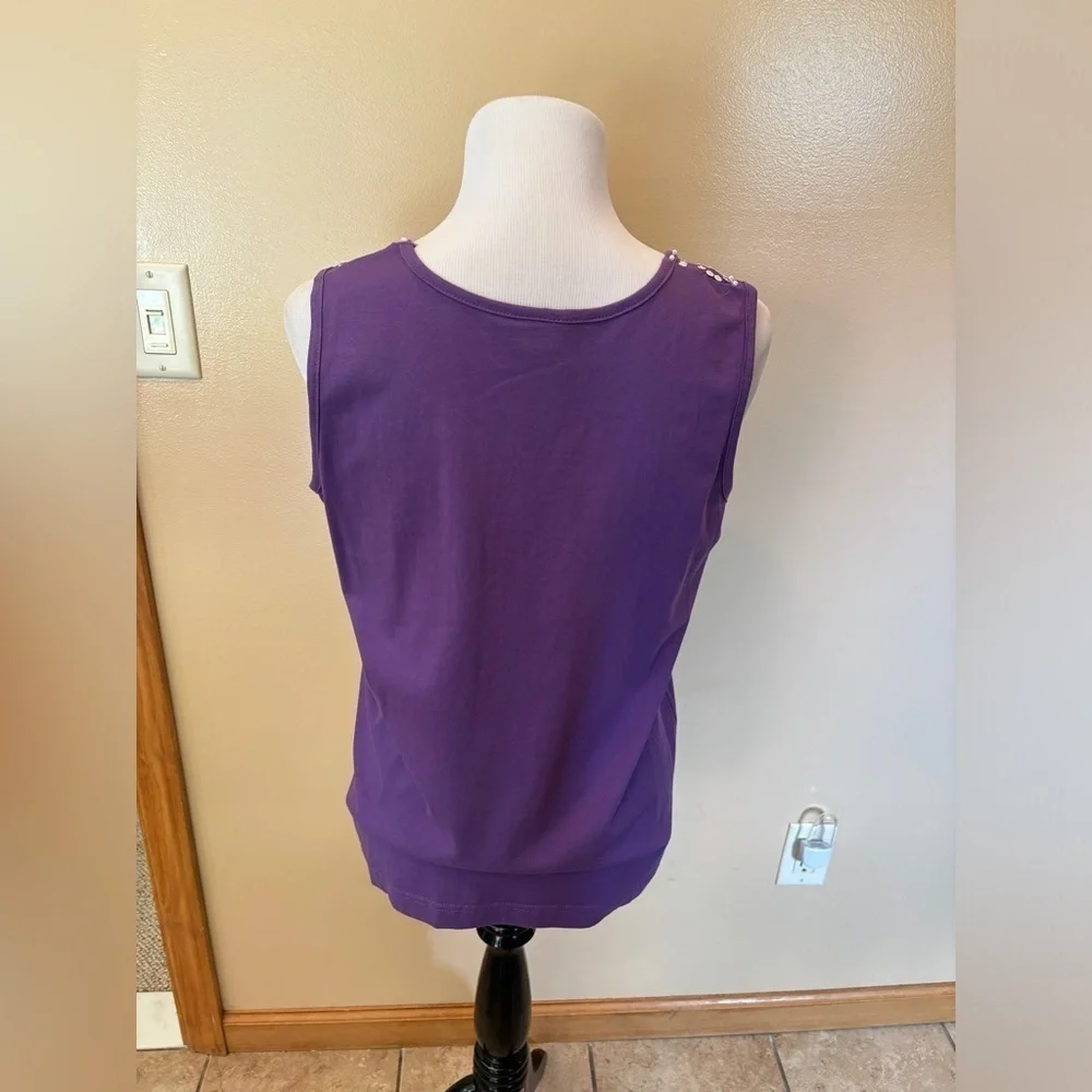 Salon Studio Women’s Jacket & Tank Top Set with Embellishing Size Medium